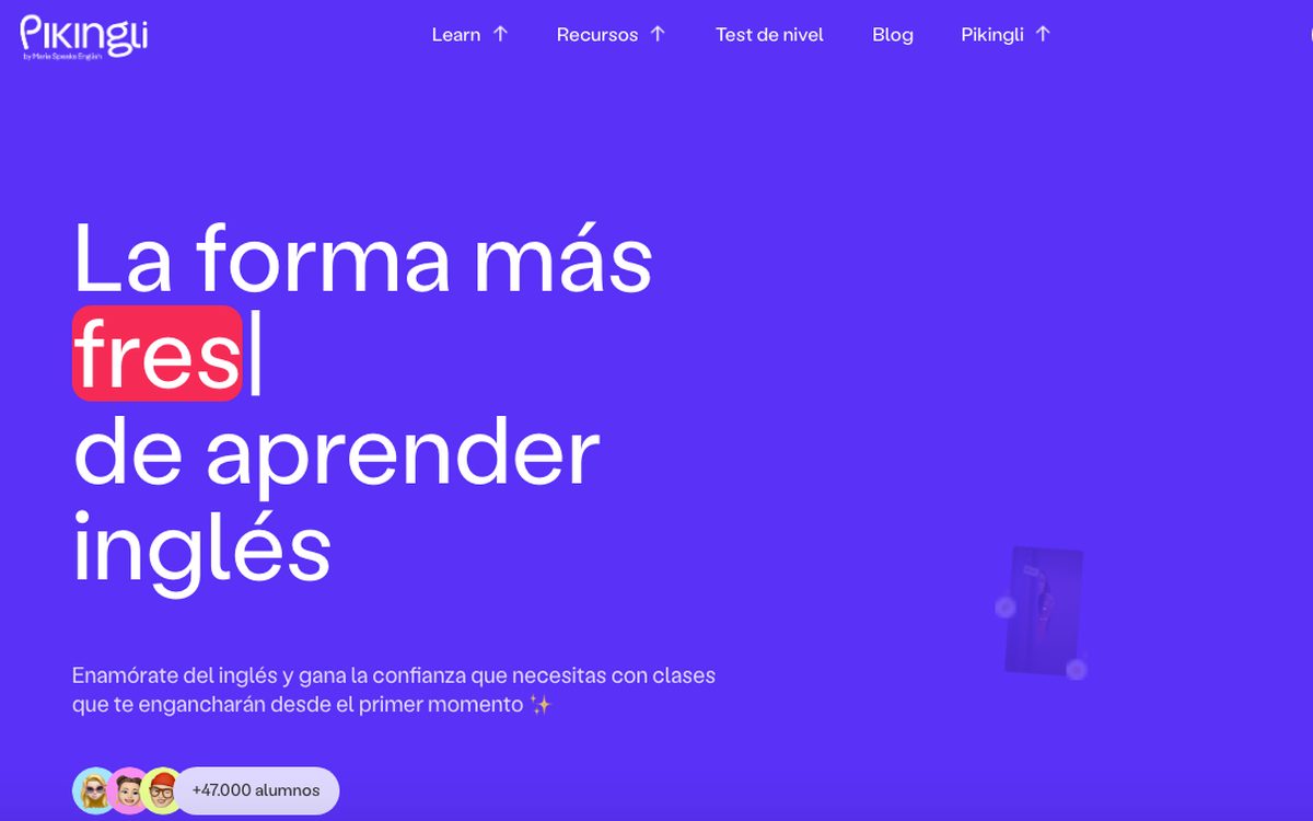 Pikingli website preview