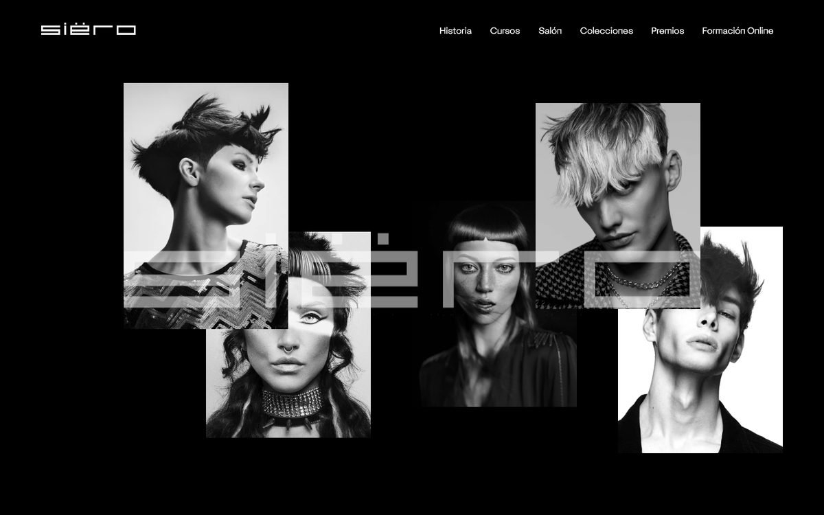 Siëro Hair website preview